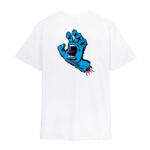Santa Cruz Screaming Hand Chest Tshirt white/weiß