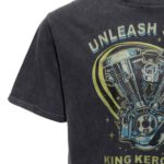 King Kerosin Acid Wash T-Shirt «Unleash Spirit» – Bild 3