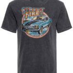 King Kerosin Herren T-Shirt Enzym Acidwash "Street Fire"