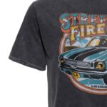 King Kerosin Herren T-Shirt Enzym Acidwash "Street Fire" – Bild 3