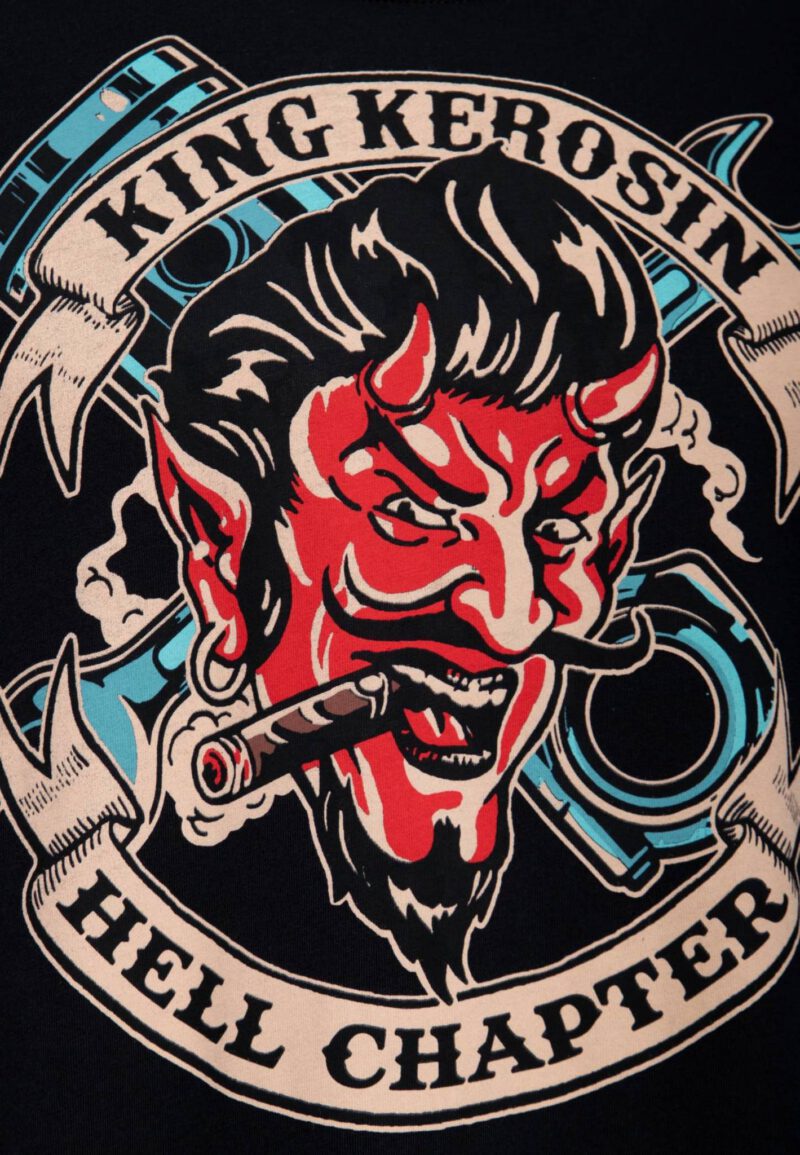 King Kerosin Herren T-Shirt "Hell Chapter Devil" – Bild 2