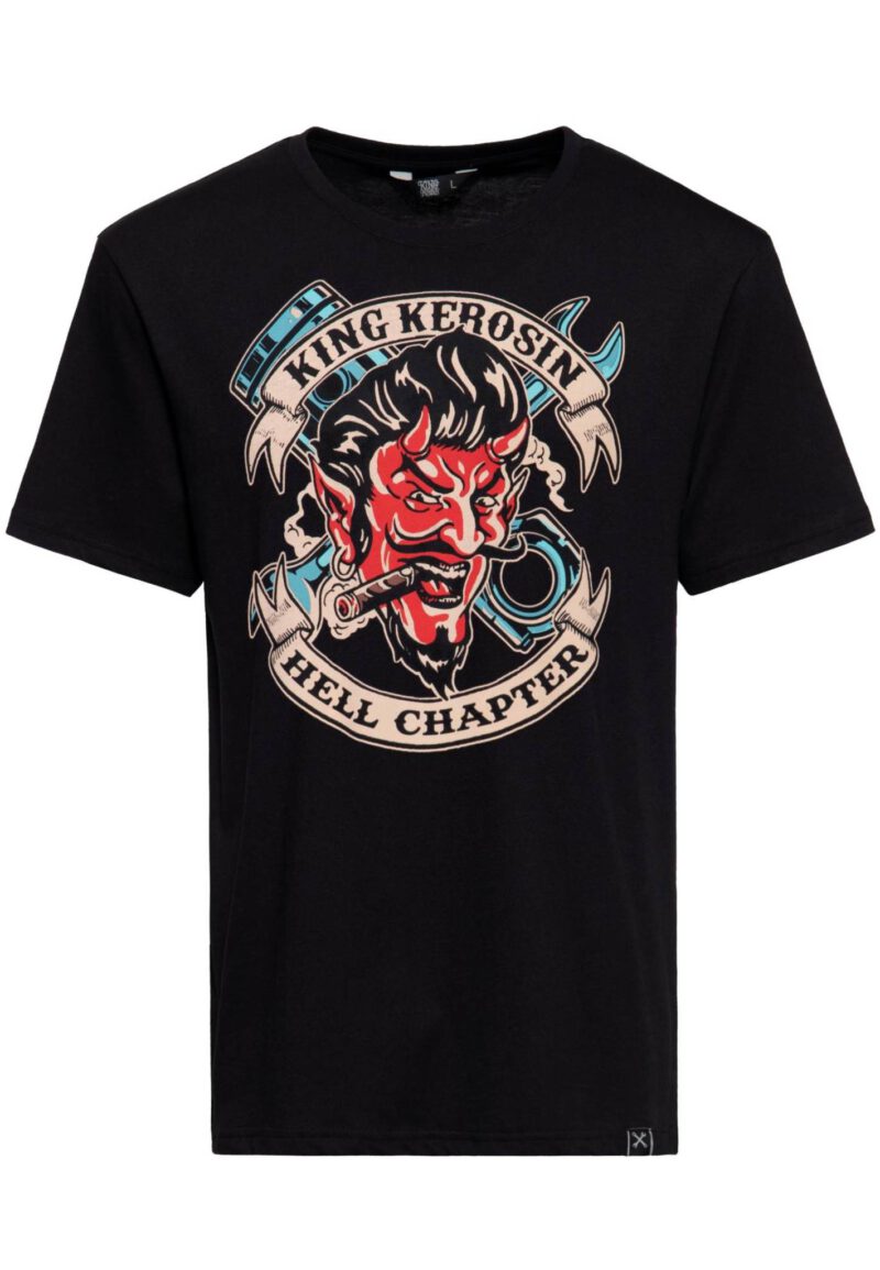 King Kerosin Herren T-Shirt "Hell Chapter Devil"