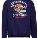 King Kerosin Herren College Jacket with piping"Speedfreak"