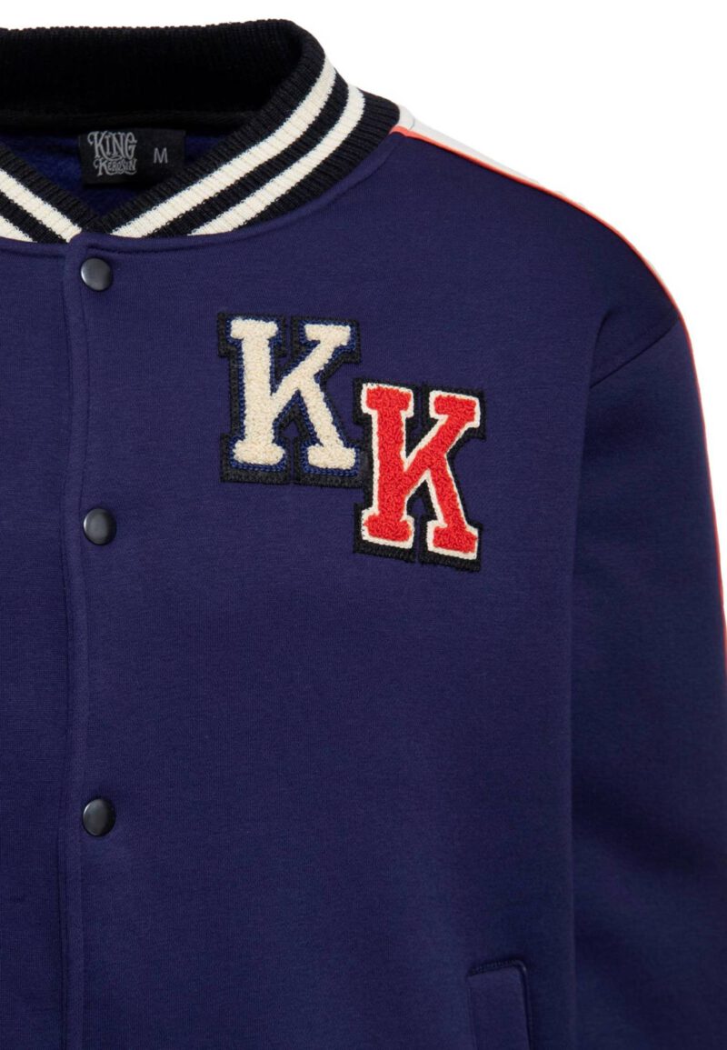 King Kerosin Herren College Jacket with piping"Speedfreak" – Bild 4