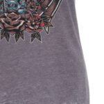 Queen Kerosin Damen T-Shirt Enzymwash "Ride in to the Wild" – Bild 5