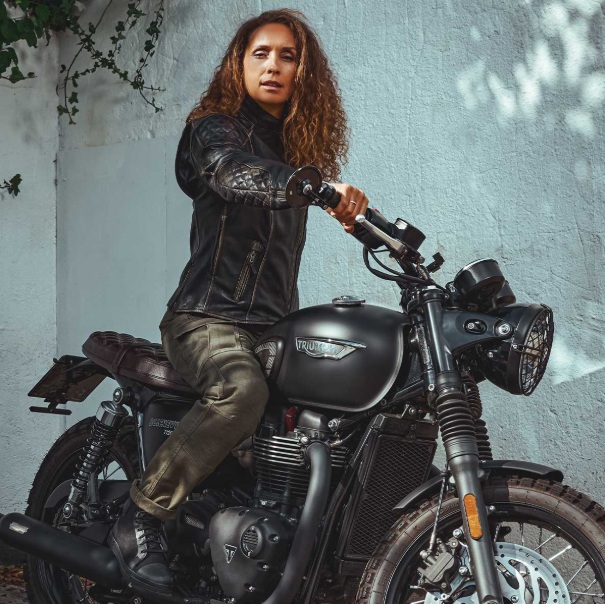 Modeka Jeans Brandon Cargo Lady olive – Bild 6