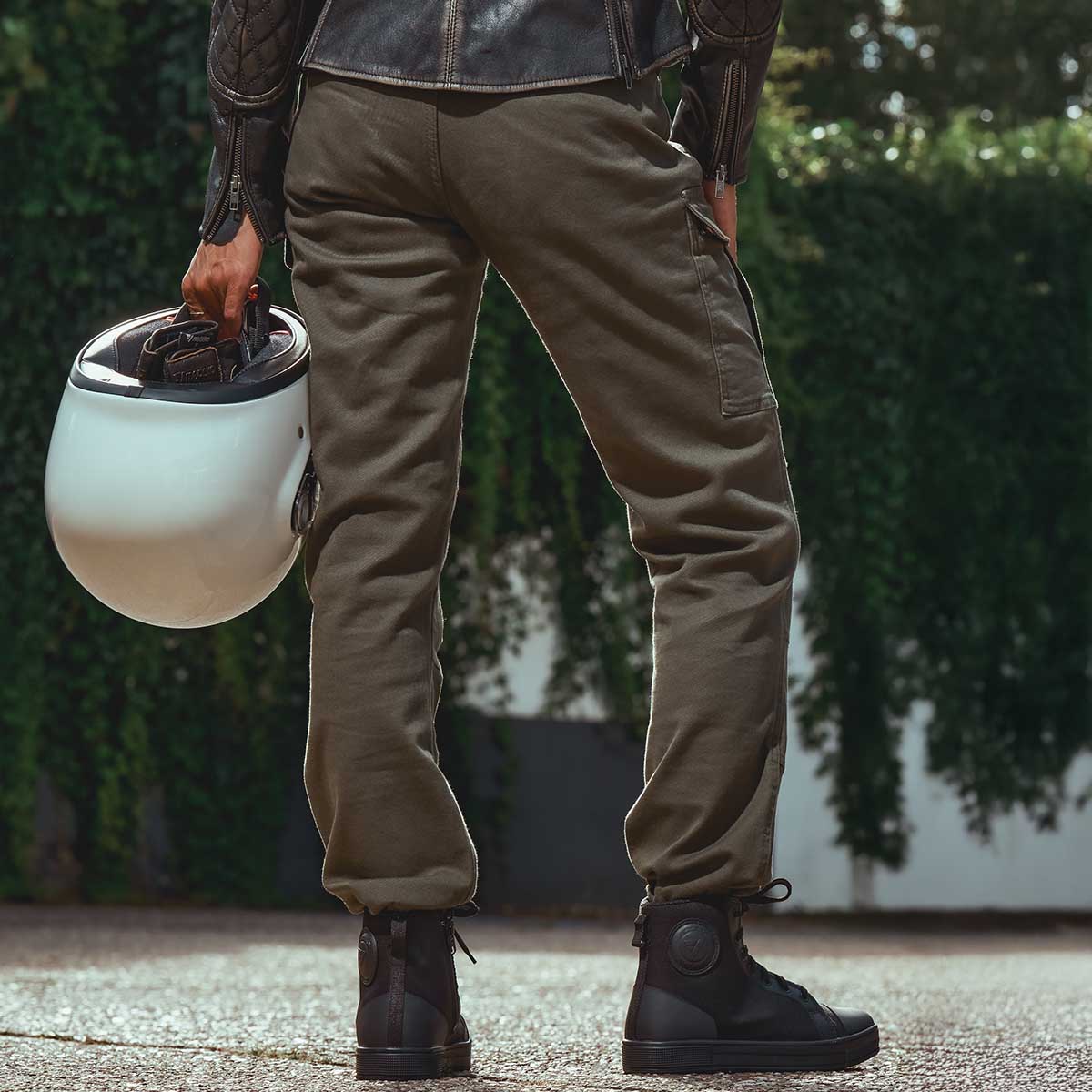 Modeka Jeans Brandon Cargo Lady olive – Bild 5