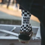 Age of Glory Racing Socks Black Off-White – Bild 5
