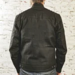 Age of Glory Worker Coated Denim Jacket Black/Schwarz – Bild 4