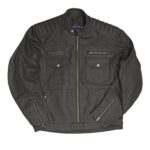 Age of Glory Worker Coated Denim Jacket Black/Schwarz