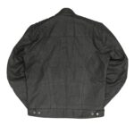 Age of Glory Worker Coated Denim Jacket Black/Schwarz – Bild 2