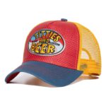 King Kerosin HERREN TRUCKER CAP "TITTIES AND BEER" (rot/gelb/blau)