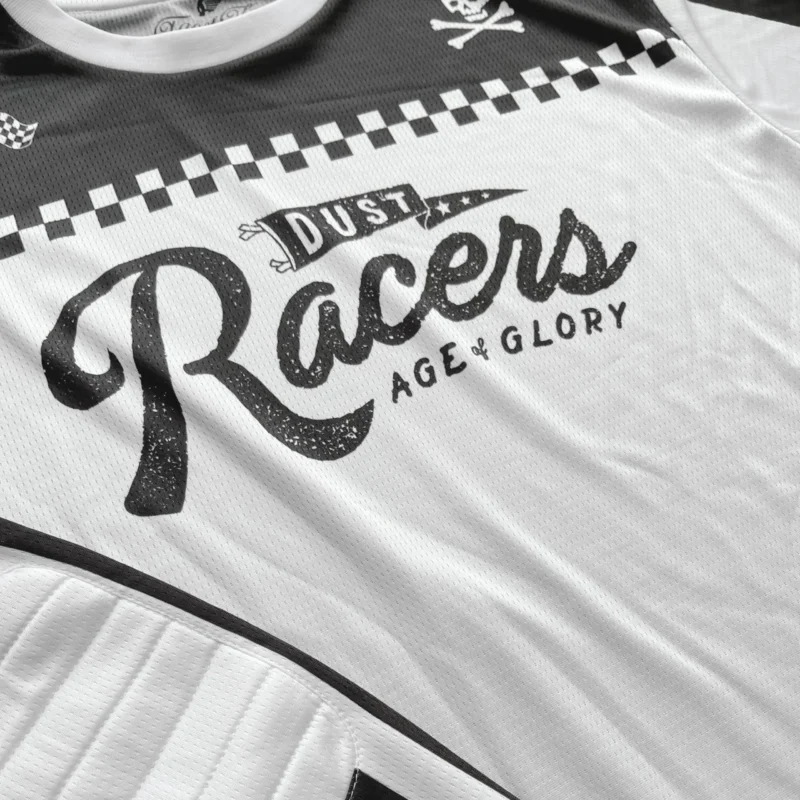 Age of Glory Racers Mesh Jersey White Black – Bild 3