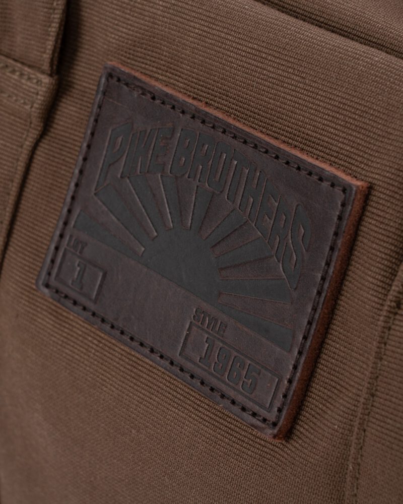 Pike Brothers 1965 D-Bag Medium Waxed Khaki – Bild 3