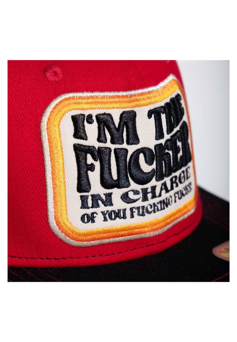 King Kerosin Herren Flat Cap "I'm the fucker" – Bild 4