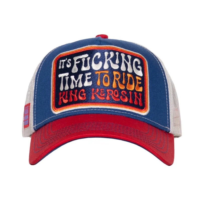 King Kerosin Trucker Cap «It's Fucking Time To Ride» – Bild 2