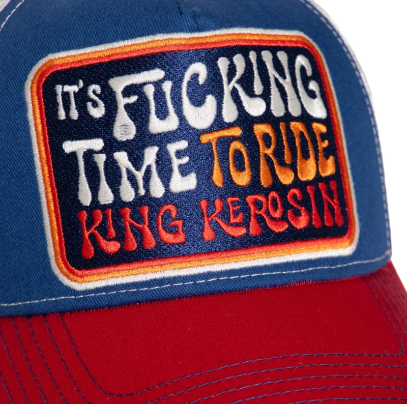 King Kerosin Trucker Cap «It's Fucking Time To Ride» – Bild 6