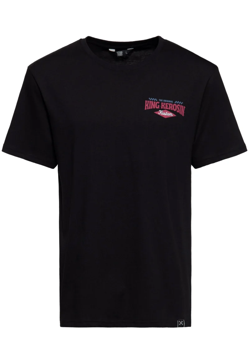 King Kerosin T-Shirt «Hot Rod Service & Repairs» schwarz/black – Bild 2