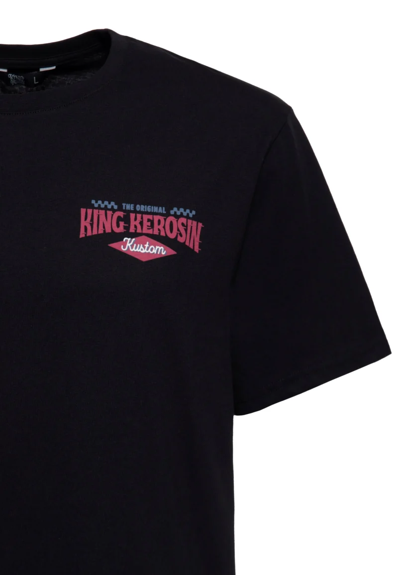King Kerosin T-Shirt «Hot Rod Service & Repairs» schwarz/black – Bild 3