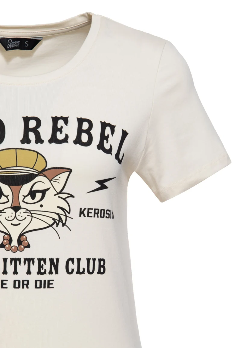 Queen Kerosin T-Shirt «Royal Kitten Club» – Bild 3