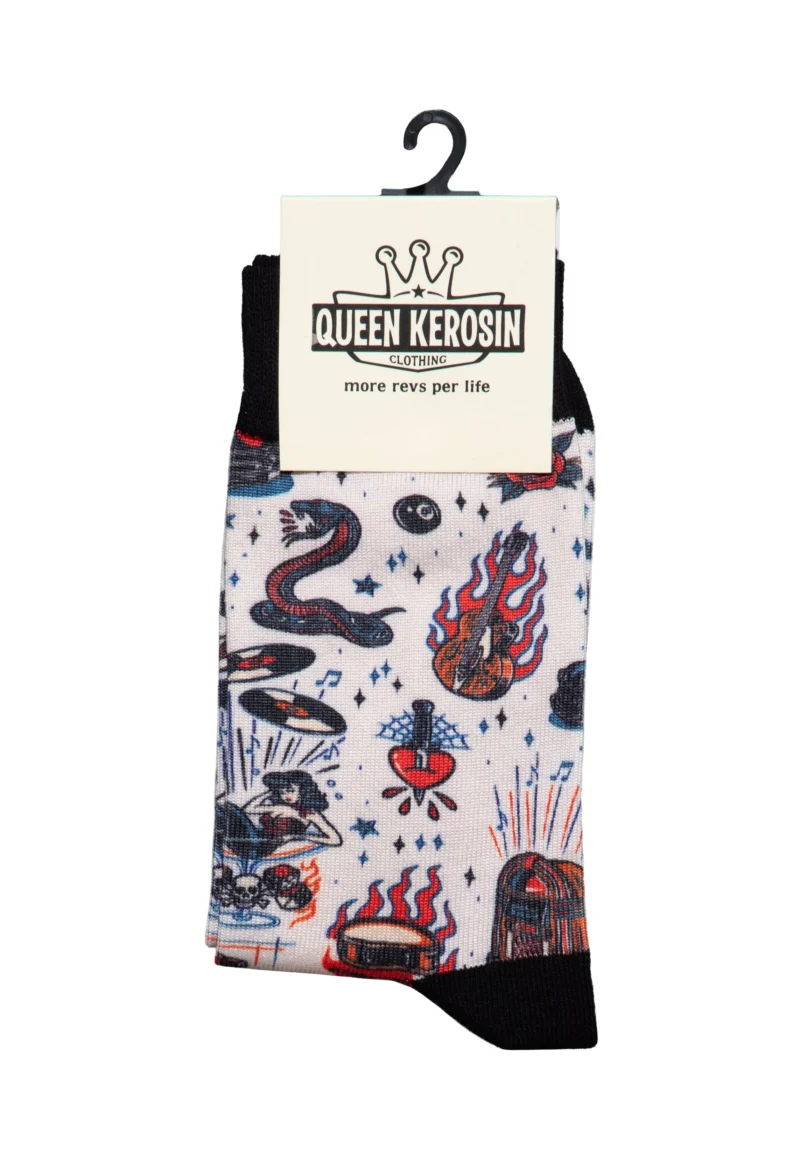Queen Kerosin Damen Socken «Rock 'n' Roll» – Bild 3