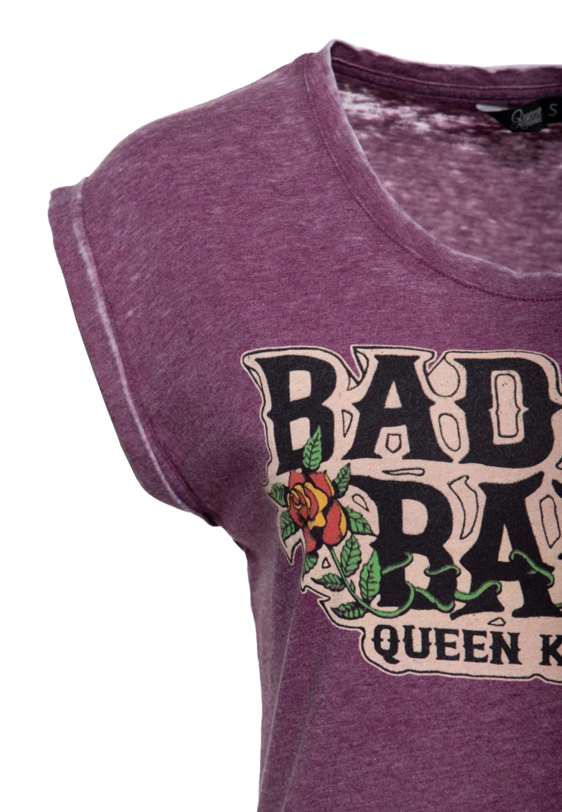 Queen Kerosin T-Shirt «Bad Ass Babe» – Bild 3