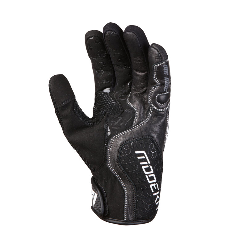 Modeka Handschuh Dracon schwarz/weiß – Bild 2