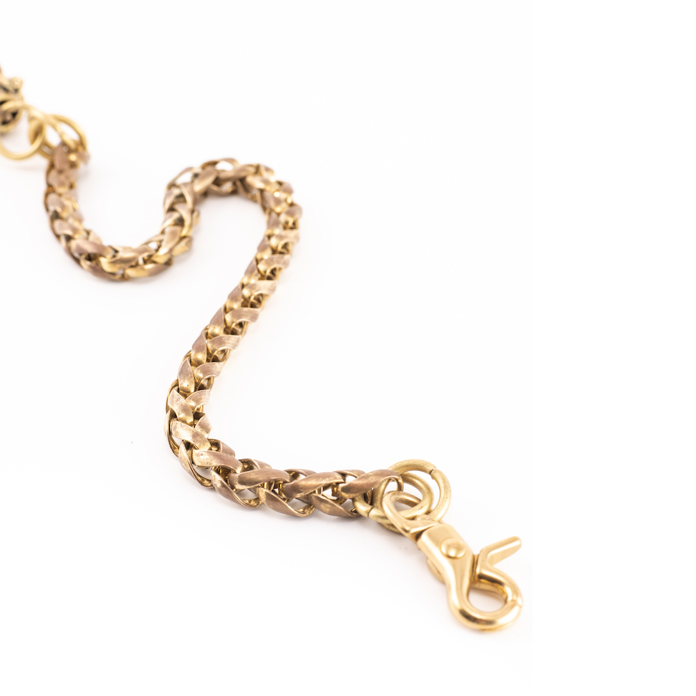 70´s Brieftaschenkette aus Messing