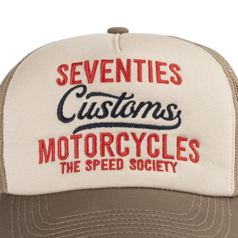 70´s Trucker Cap "Custom Motorcycles" – Bild 3