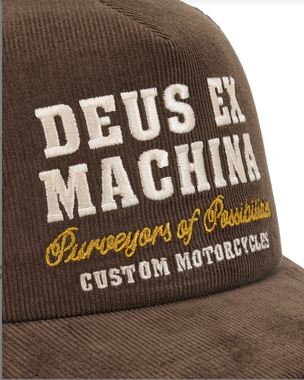 Deus ex Machina Gumshoe Cord Trucker Potting Brown – Bild 2