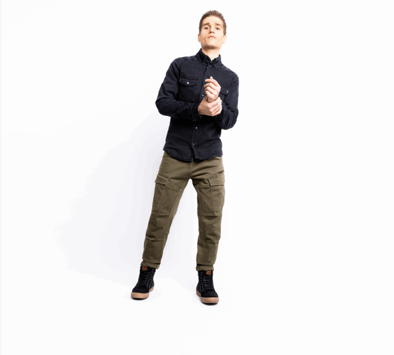 John Doe Defender Mono Slim Cut Pants Olive – Bild 7