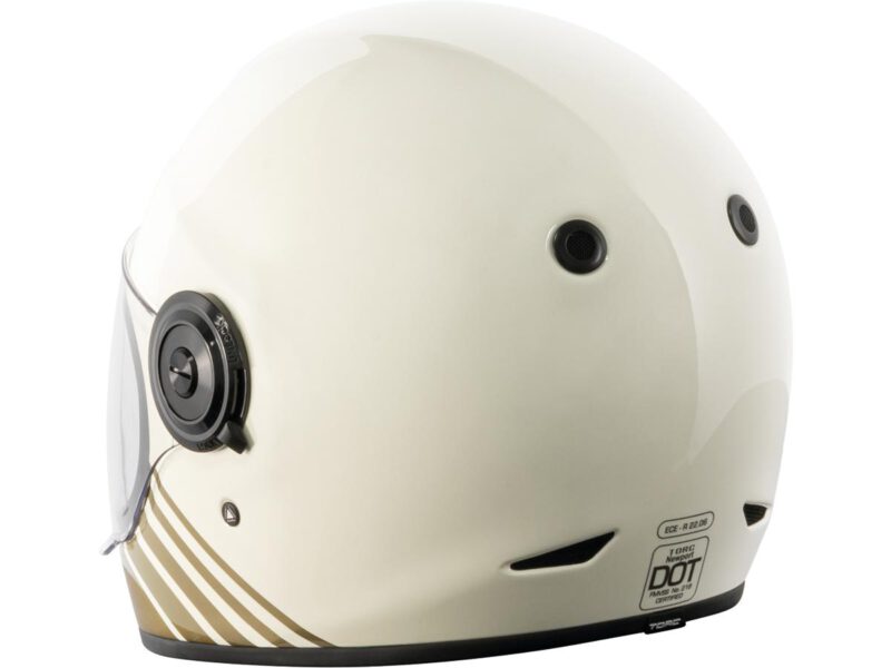 Torc Newport (T-1) Retro Full Face Helmet – Bild 3