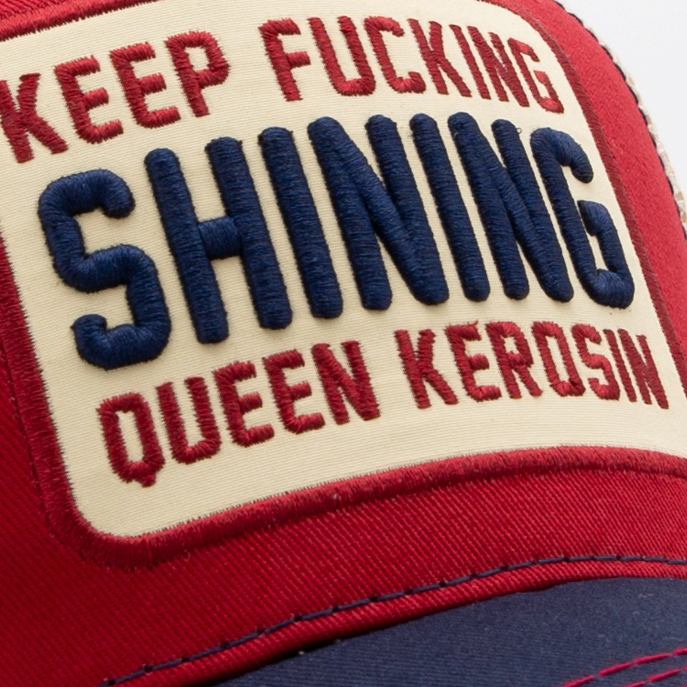 Queen Kerosin Trucker Cap «Keep Fucking Shining» – Bild 5