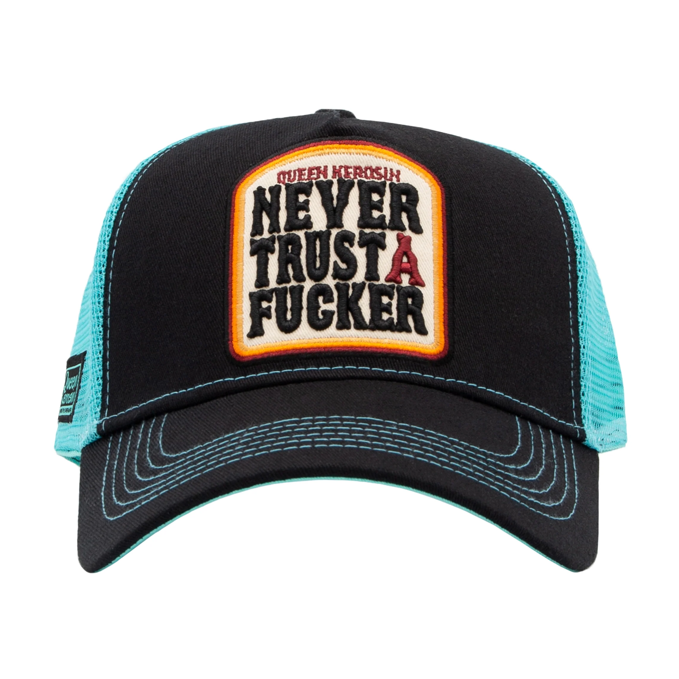 Queen Kerosin Trucker Cap «Never Trust A Fucker» – Bild 2