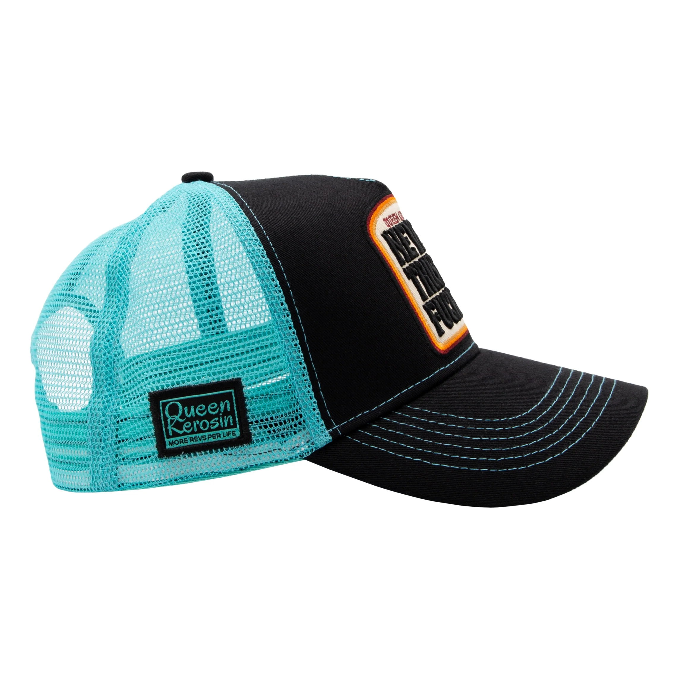 Queen Kerosin Trucker Cap «Never Trust A Fucker» – Bild 3