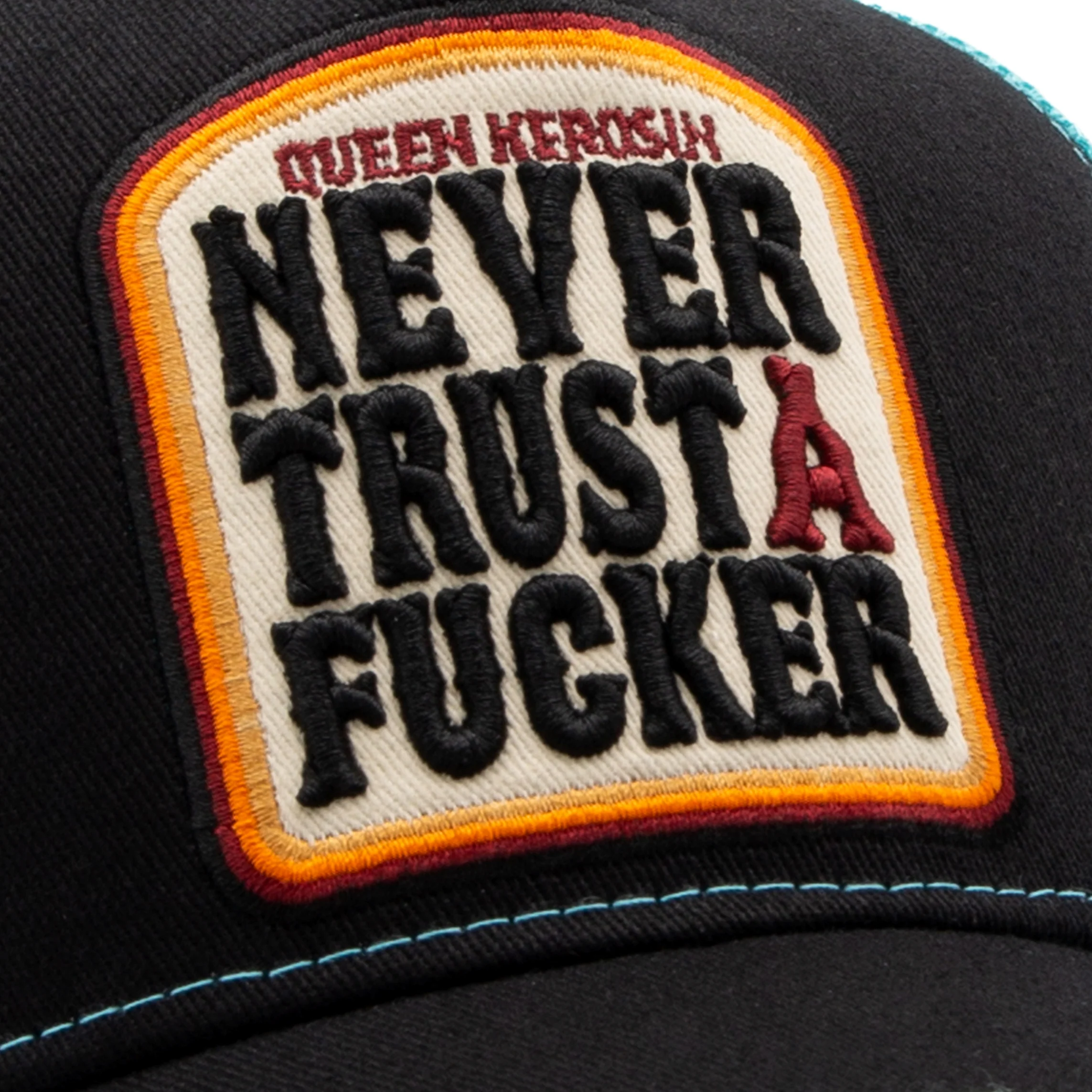 Queen Kerosin Trucker Cap «Never Trust A Fucker» – Bild 6