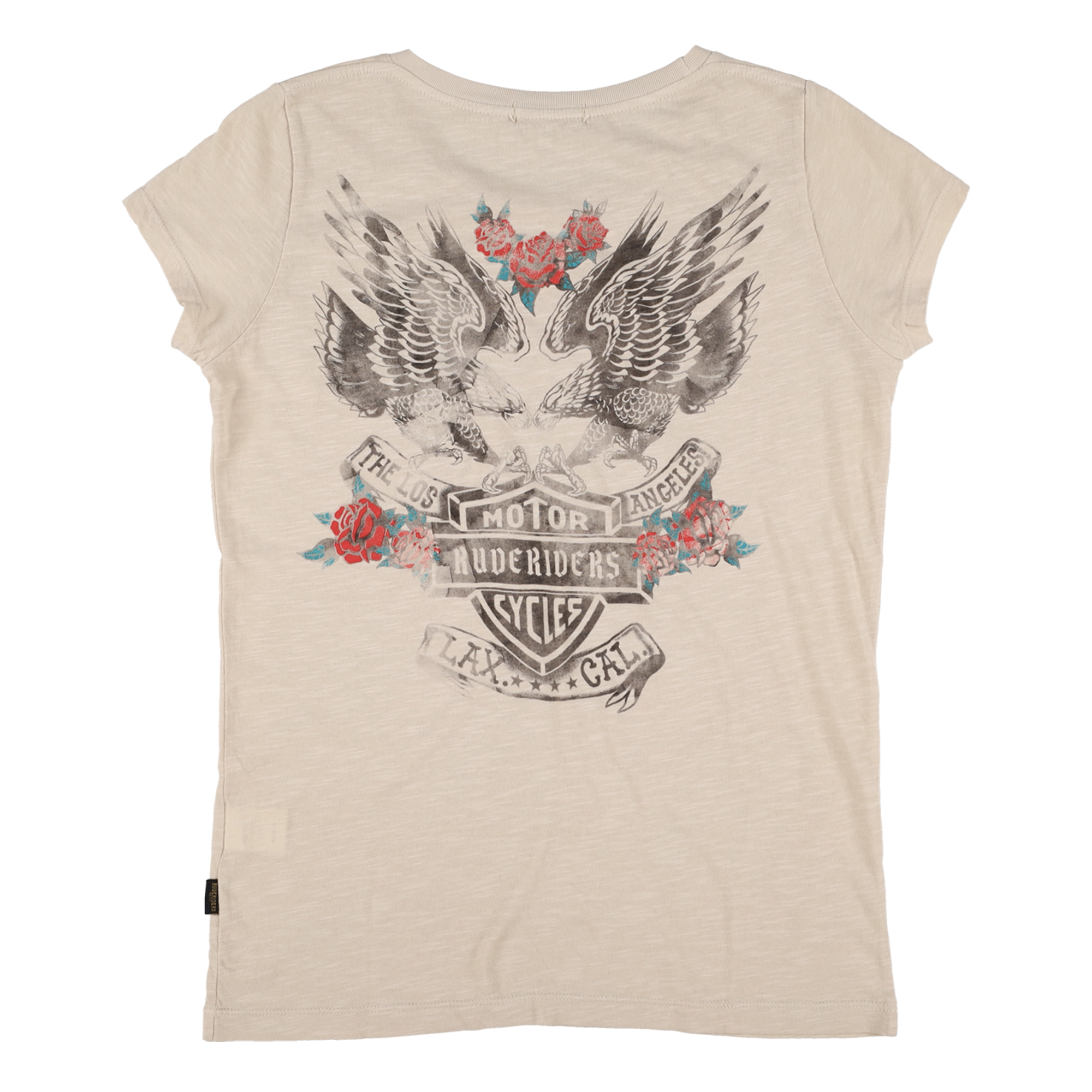 Rude Riders T-Shirt Donna Eagle & Roses Limited Ed.