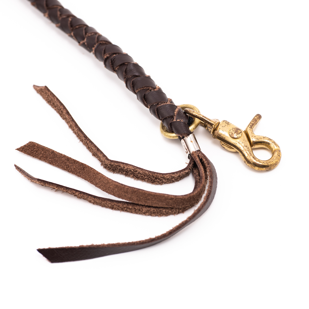 70´s Dunkelbraun Geflecht (kein Schlüsselbund) – Bild 2