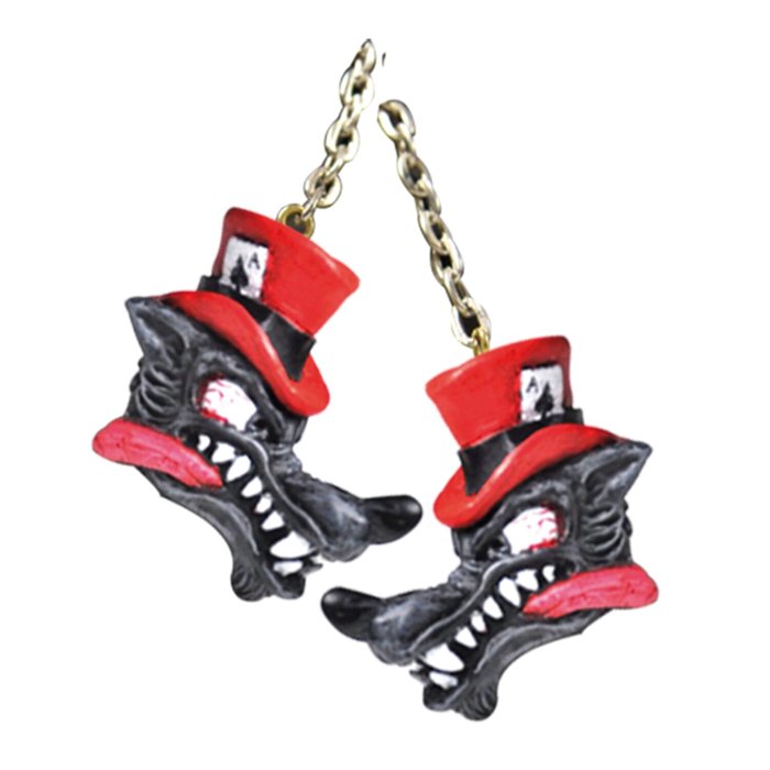 Lethal Threat Spiegelhänger Wolf mit Hut