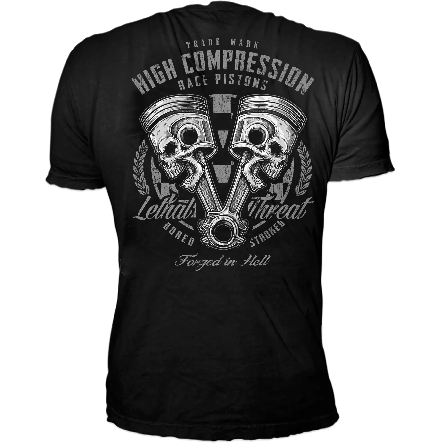 Lethal Threat High Compression Black T-Shirt