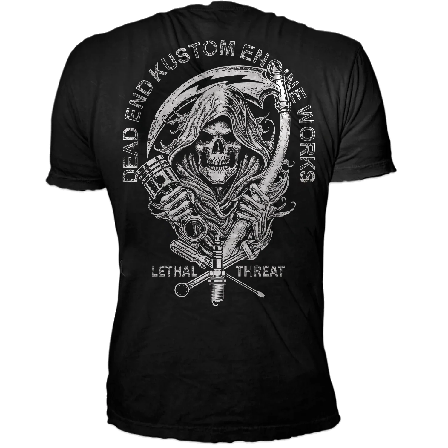 Lethal Threat Kustoms Kulture Reaper Black T-Shirt