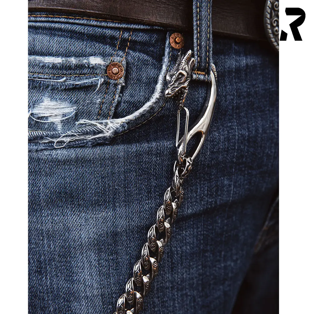 Rockyfy Hosenkette "Dragon" by Rockyfy (Edelstahl) – Bild 4