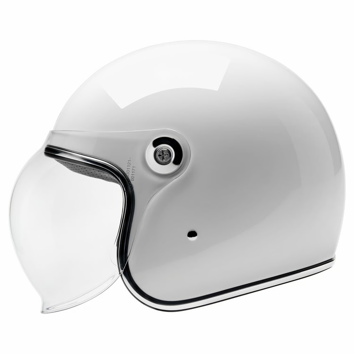 Biltwell Tahoe Helmet Gloss white – Bild 4