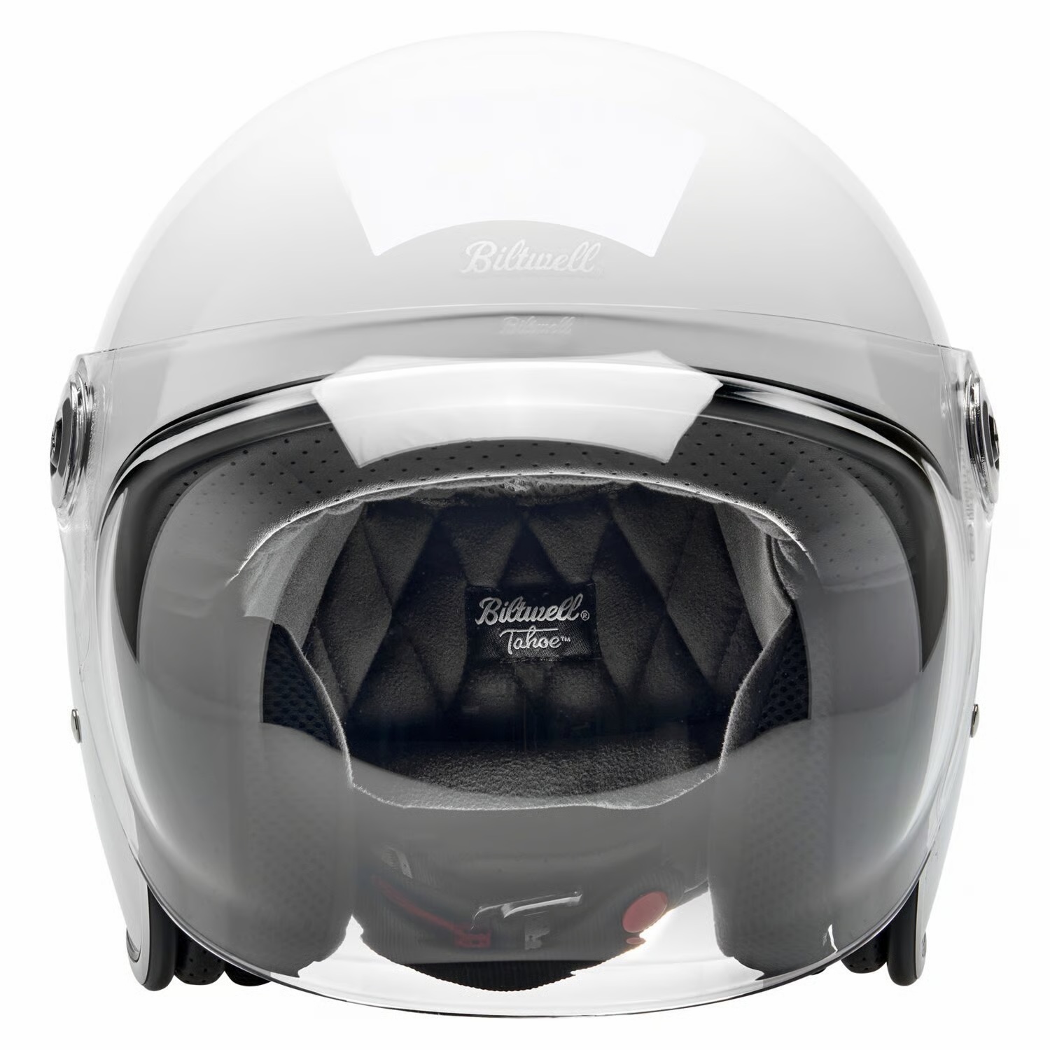 Biltwell Tahoe Helmet Gloss white – Bild 5