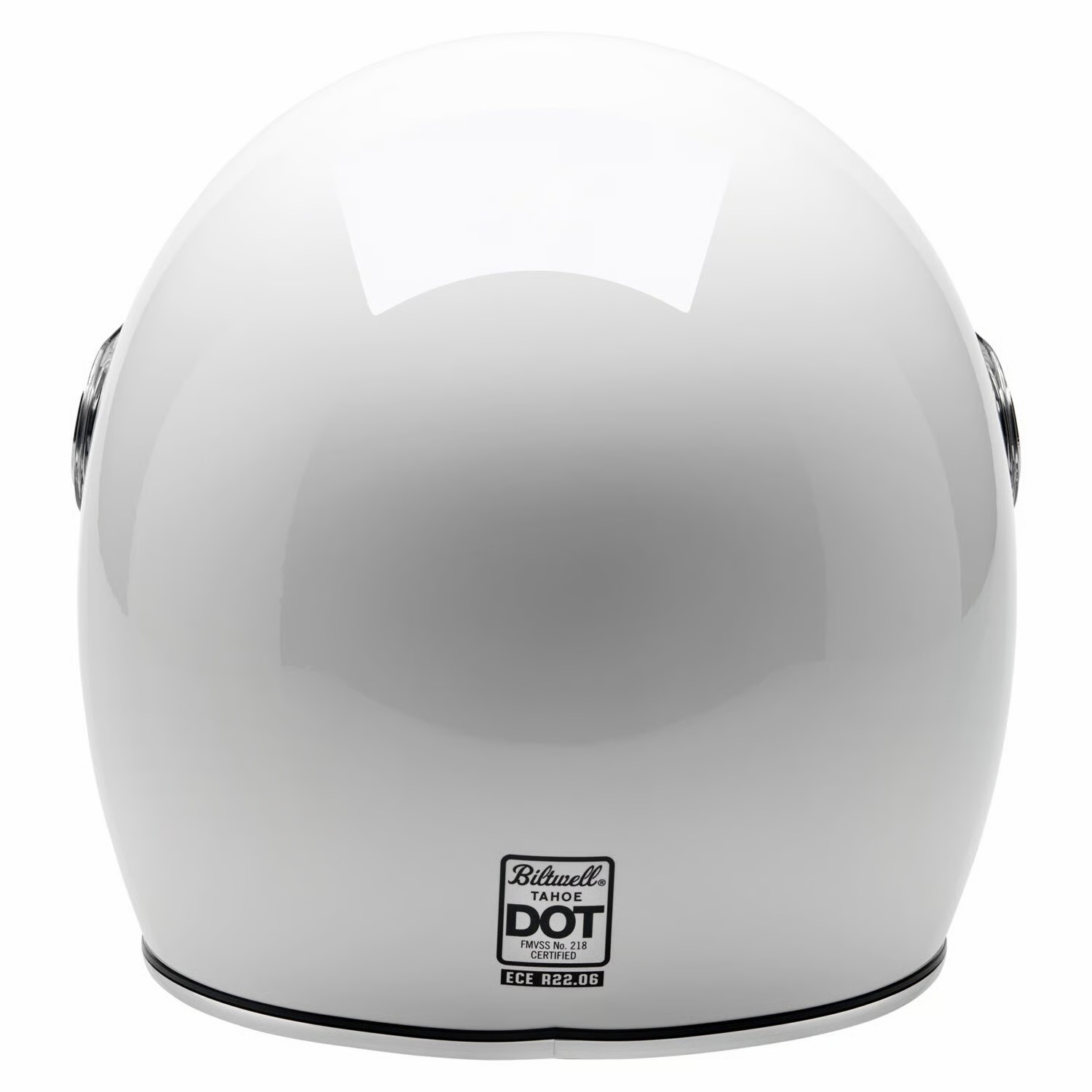 Biltwell Tahoe Helmet Gloss white – Bild 6