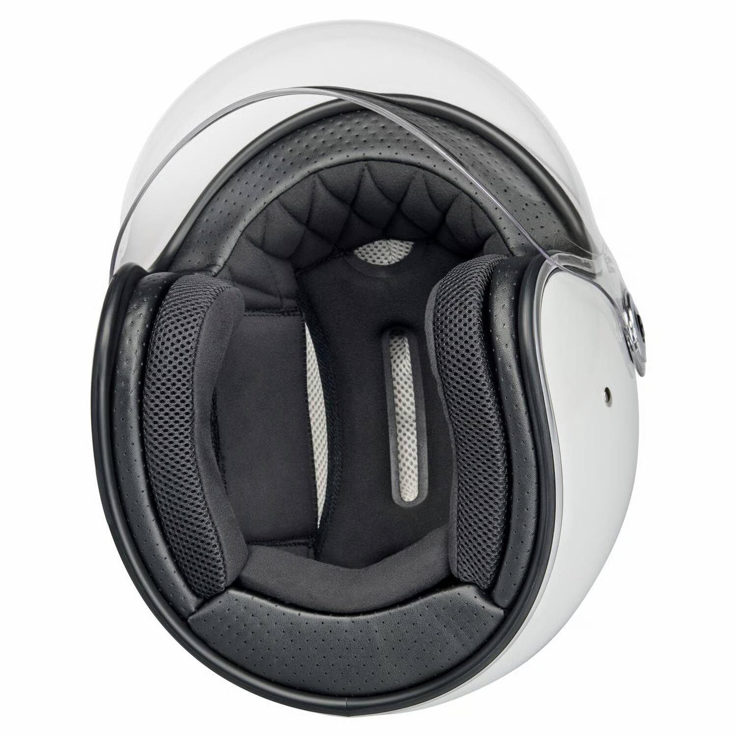 Biltwell Tahoe Helmet Gloss white – Bild 7