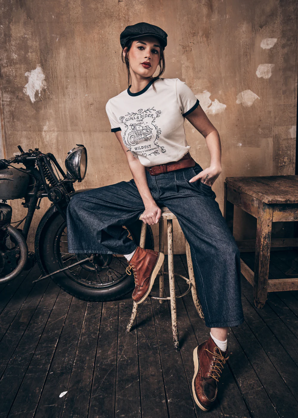 Wildust RINGER SHIRT - RIDERS CLUB